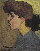 Amedeo Modigliani Head of a Woman in Profile (mk39) oil painting on canvas